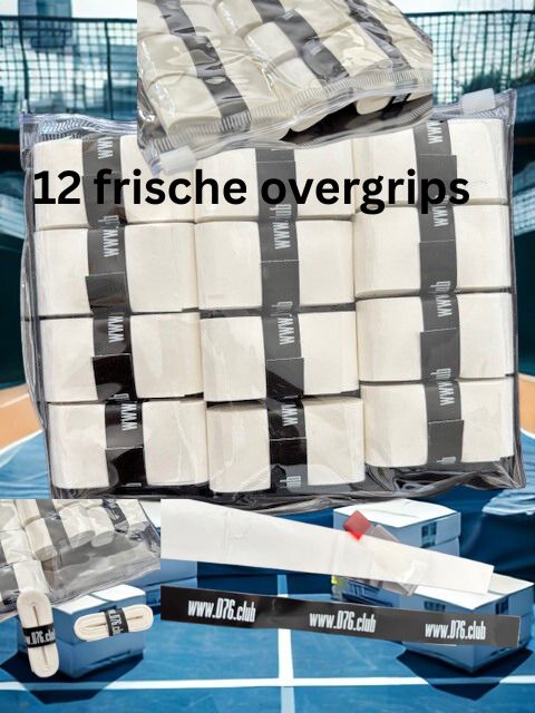 12 overgrips weiß (oh it´s fresh)